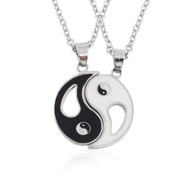 Yin Yang Two-Piece Necklace - wickedafstore