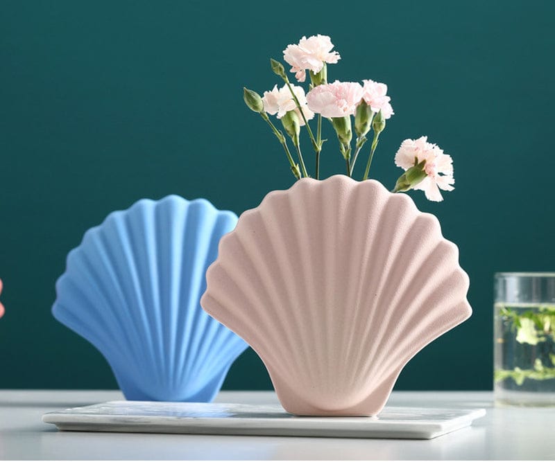 WickedAF Ocean Shell Flower Vase