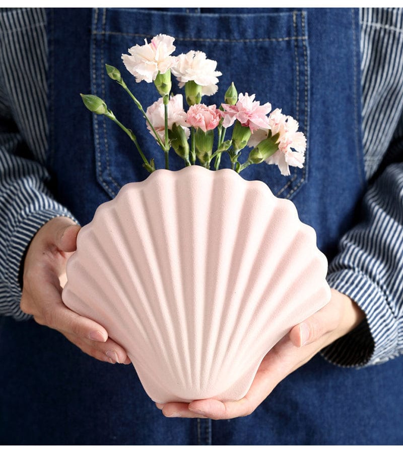 WickedAF Ocean Shell Flower Vase