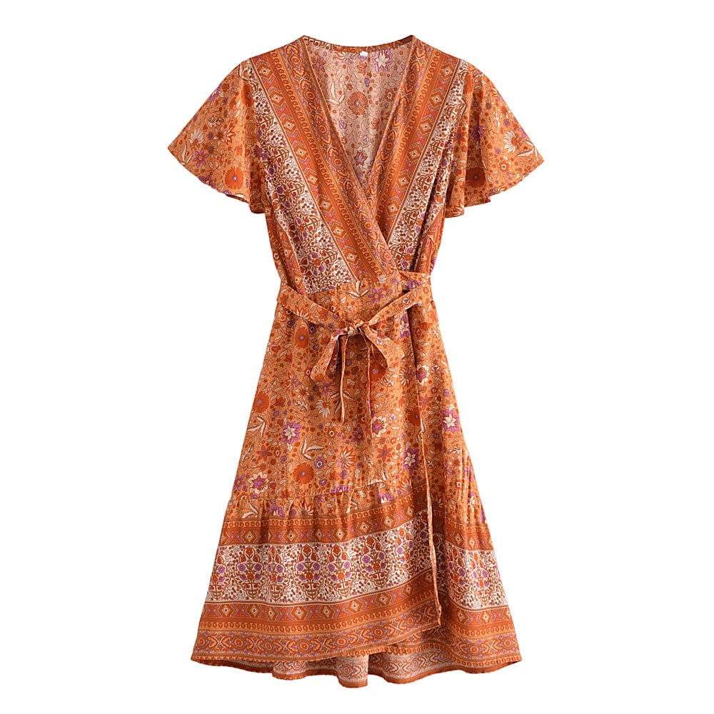 WickedAF Orange / S Janne Mini Dress