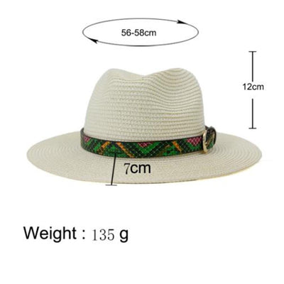 WickedAF Panama Straw Hat