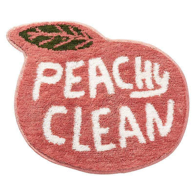 WickedAF Peach / 55x63cm/22"x25" Peachy Clean Bath Mat