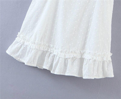 WickedAF Pearl White Mini Dress
