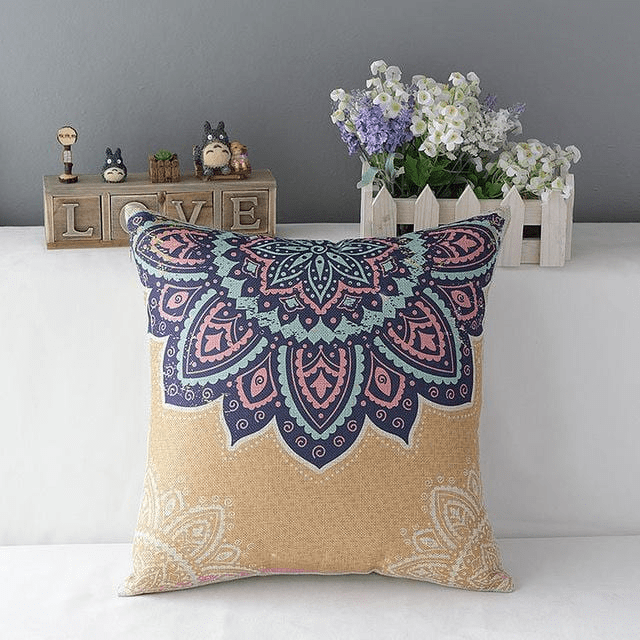 Floral Mandala Pillow Cases - 8 designs