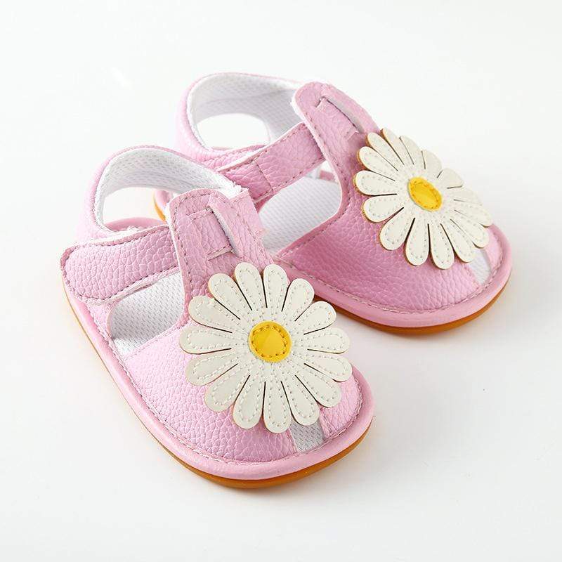 WickedAF Pink / 0-6 Months Sunflower Soft Sandals