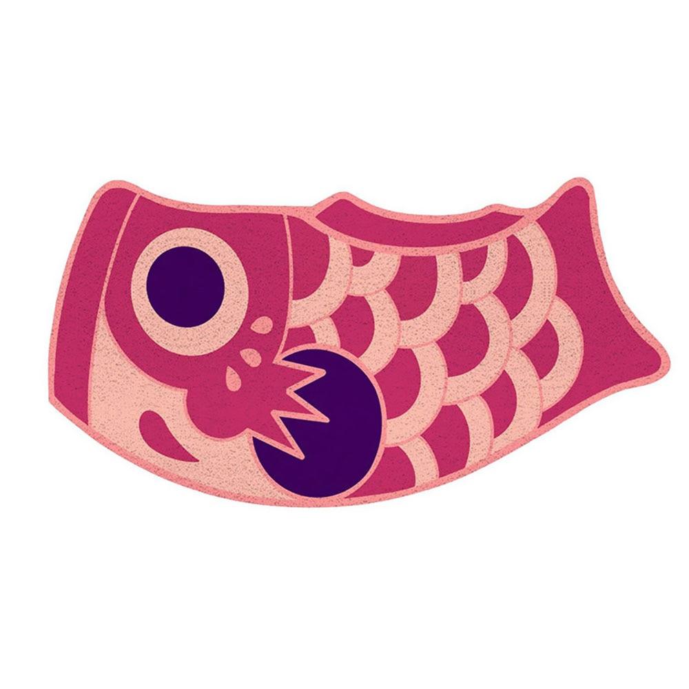 WickedAF Pink / 37x70cm/14.6"x27.6 Koi Fish Door Mat