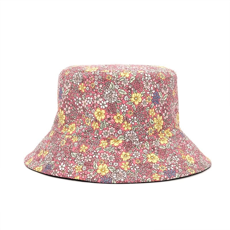 WickedAF Pink / 56-58cm/22.1"-22.8" Floral All Over Bucket Hat