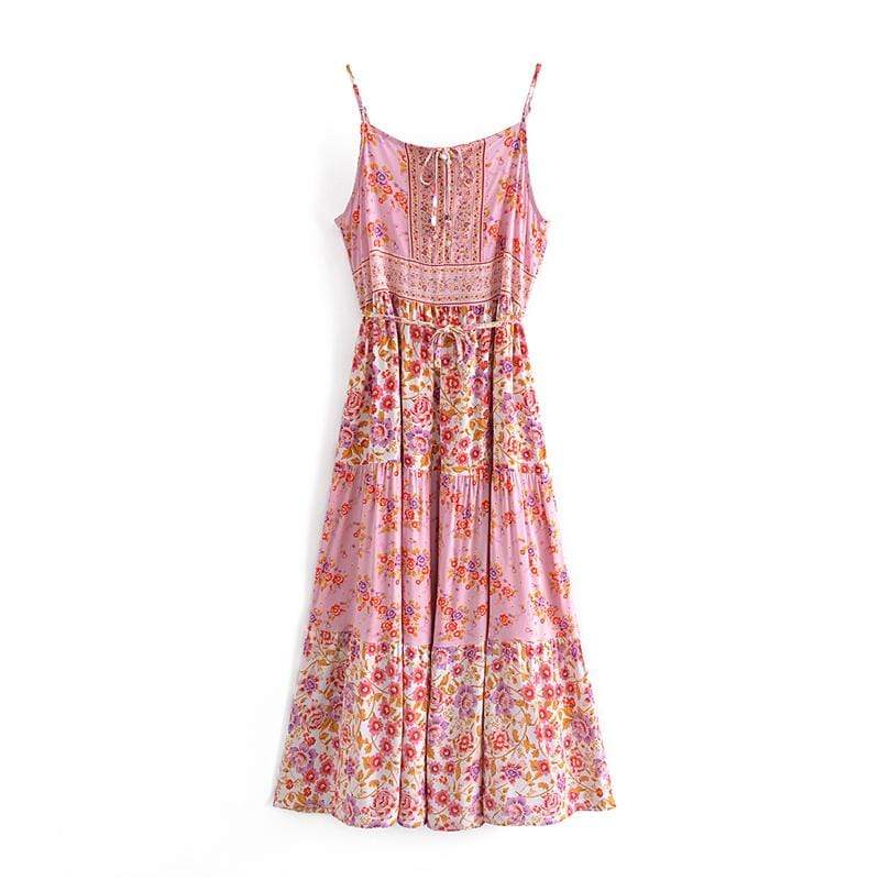 WickedAF Pink / S Berenice Maxi Dress