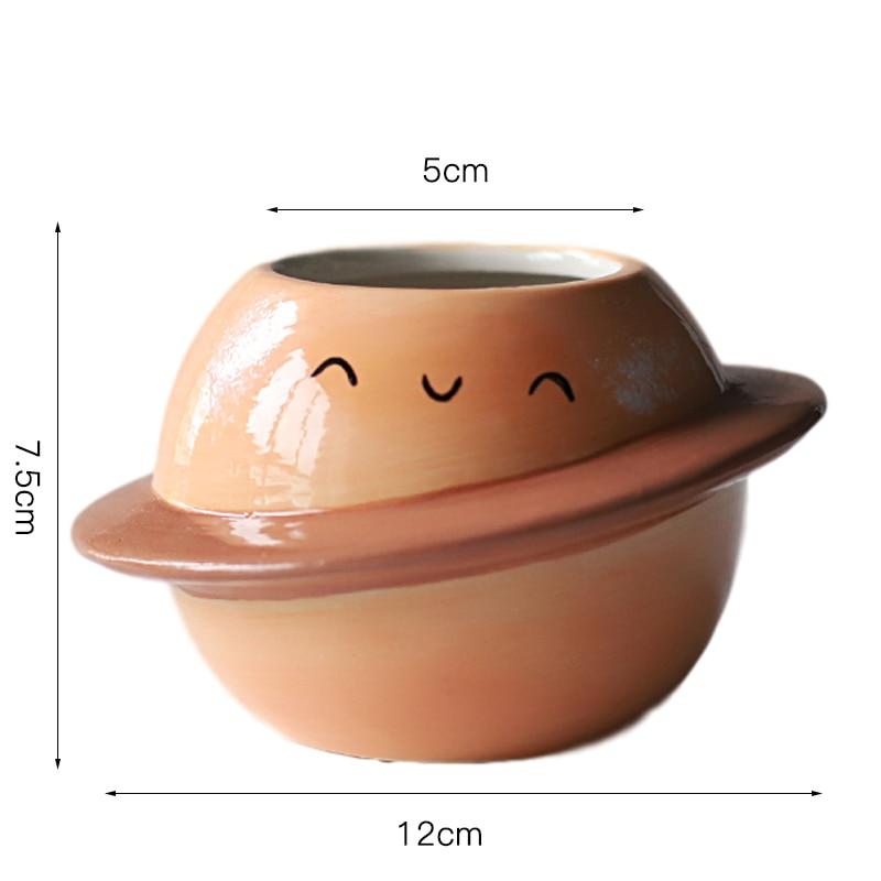 WickedAF Planet Shaped Plant Pot