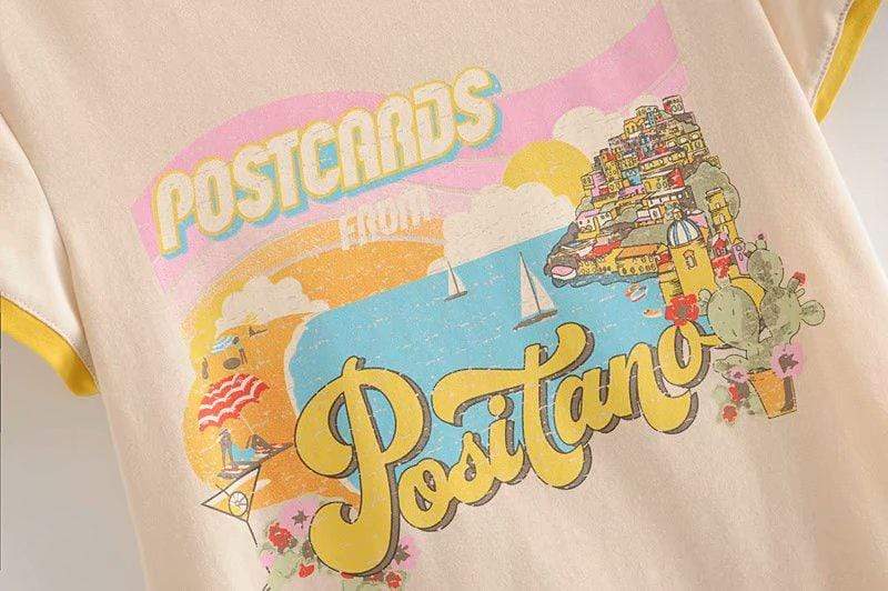 WickedAF Postcards From Positano Tee