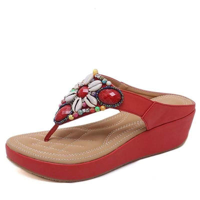 WickedAF Red / 5 India Flip Flop Sandals