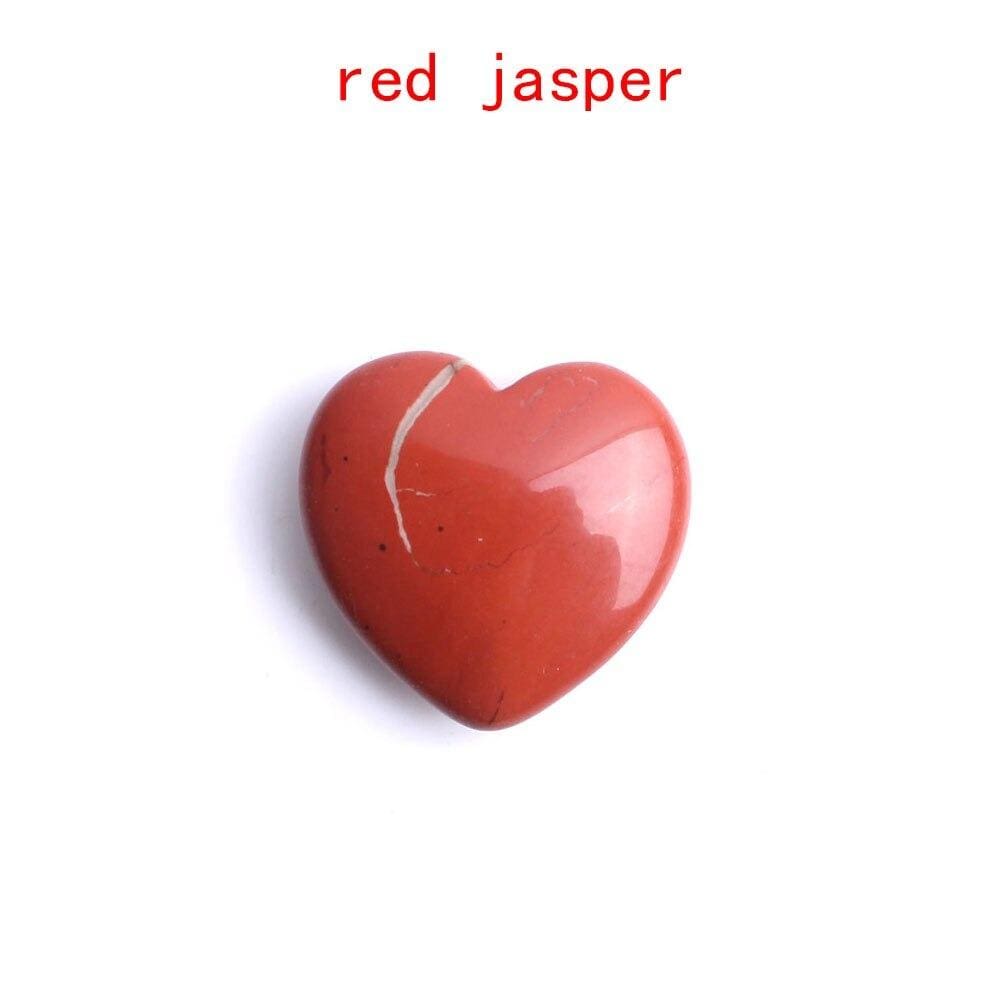 WickedAF red jasper Heart Shaped Crystals Gemstones