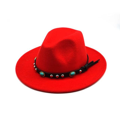 WickedAF Red / One Size Casual Jazz Hat