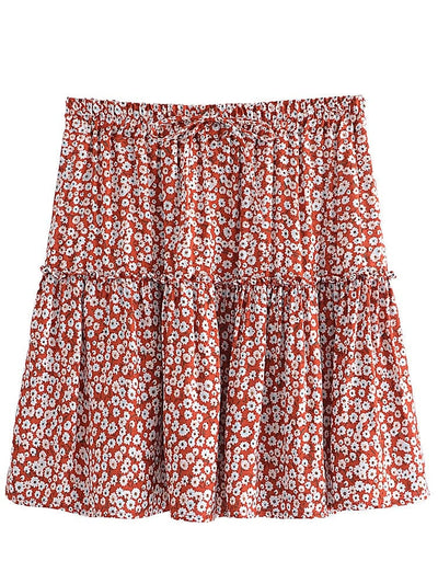 WickedAF Red / S Averly Mini Skirt