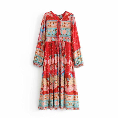 WickedAF red / S NORA Maxi Dress