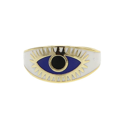 WickedAF ring 7 / Gold Evil Eye Gold Ring