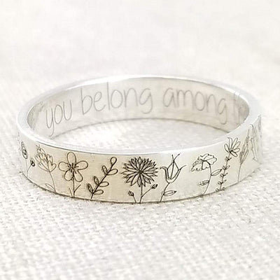 WickedAF ring You Belong Among The Wildflowers Ring