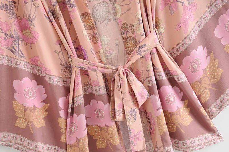 WickedAF Roxanne Pink Kimono