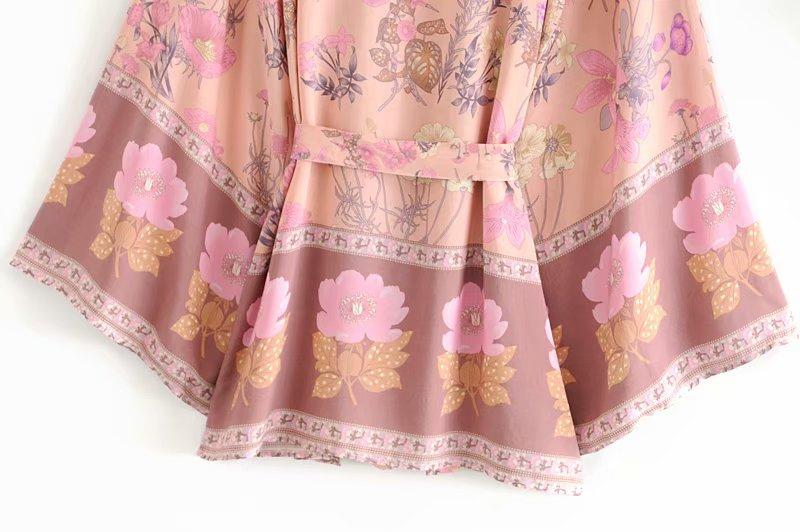 WickedAF Roxanne Pink Kimono