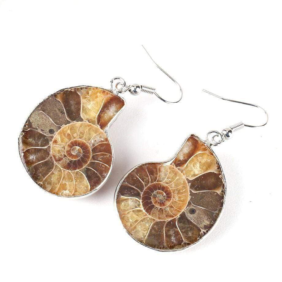 WickedAF Seashell Fossils Drop Earrings