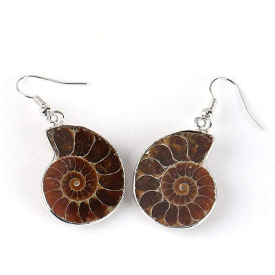 WickedAF Seashell Fossils Drop Earrings
