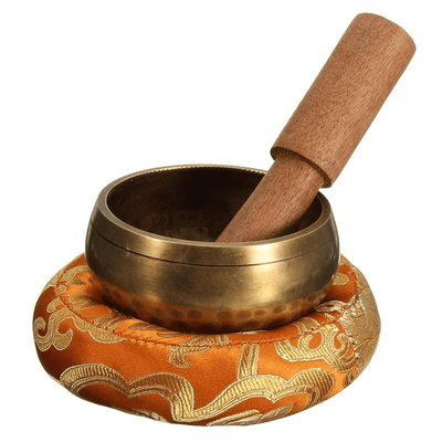 Tibetan Singing Bowl with Mat - wickedafstore