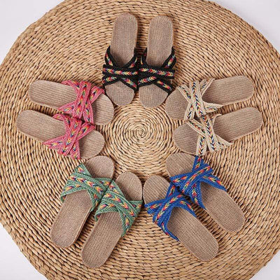 WickedAF Summer Cross-tied Comfy Sandals