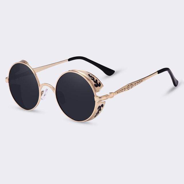 GDC round sunglasses 新品未使用品！！ Wholesale Women Retro Solid Color Round Frame Sunglasses