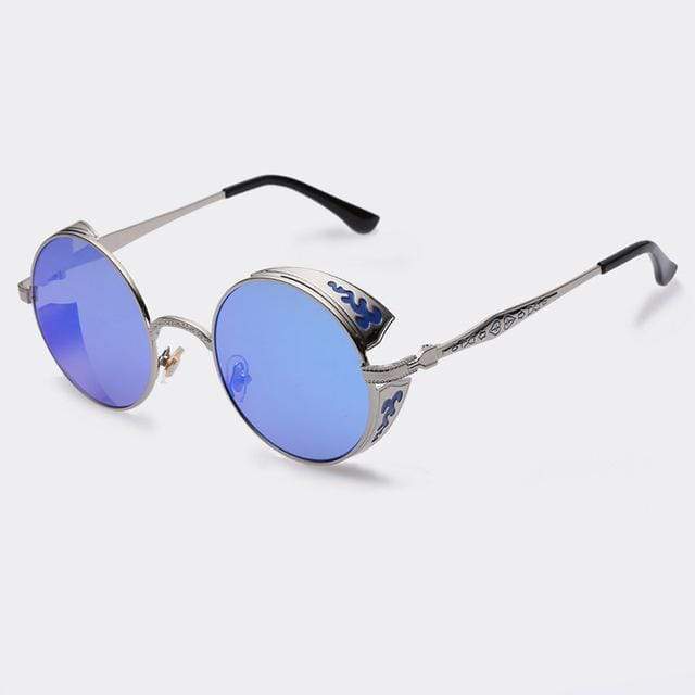 GDC round sunglasses 新品未使用品！ Steampunk Sunglasses Men Women - Retro Round Goggles with