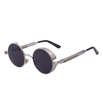 Steampunk Vintage Round Sunglasses - wickedafstore