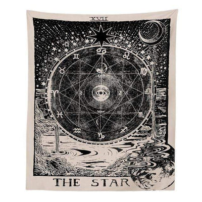 The Star Tarot Card Tapestry - wickedafstore