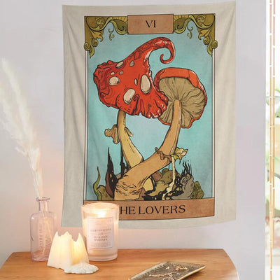 WickedAF The Lovers Tarot Card Tapestry