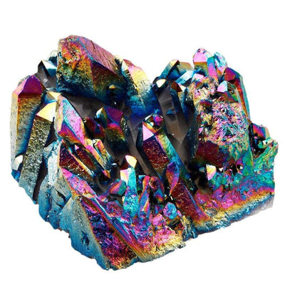 Titanium Rainbow Quartz Crystal Cluster - wickedafstore
