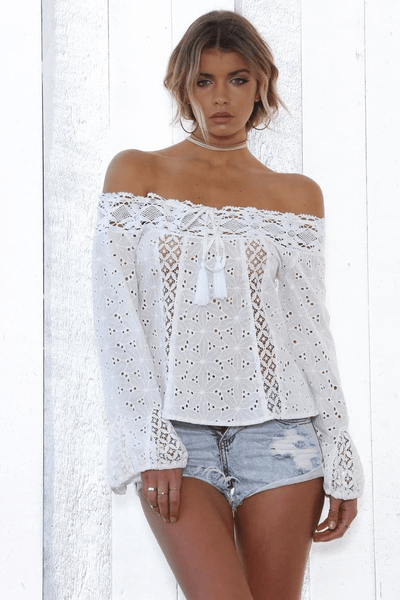 WickedAF top Positano Off the Shoulder Top
