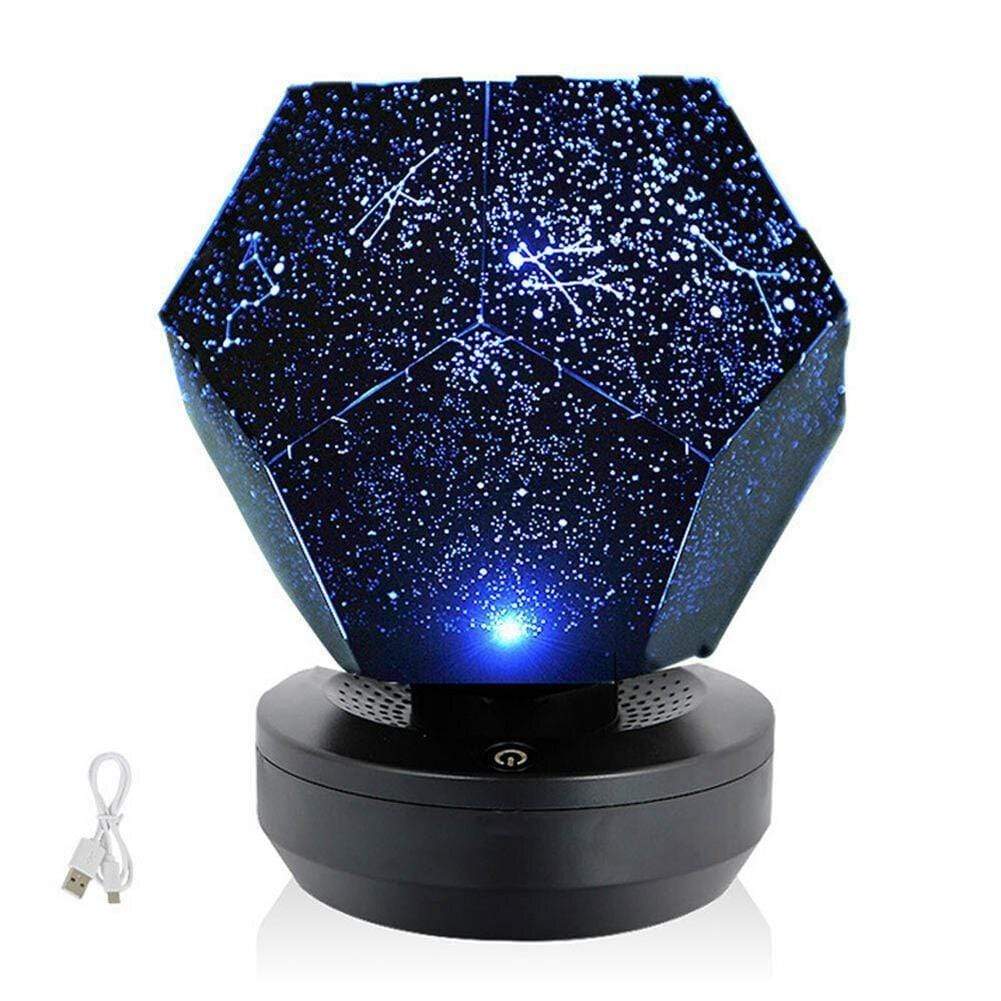 WickedAF USB Blue Geometric Shaped Star Projector