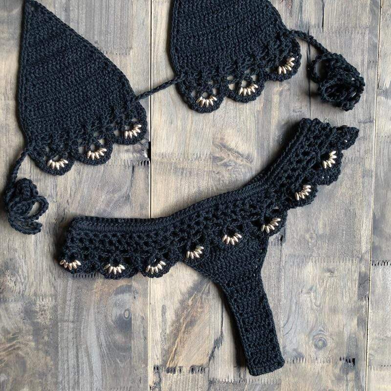 WickedAF Viviana Crochet Bikini Set