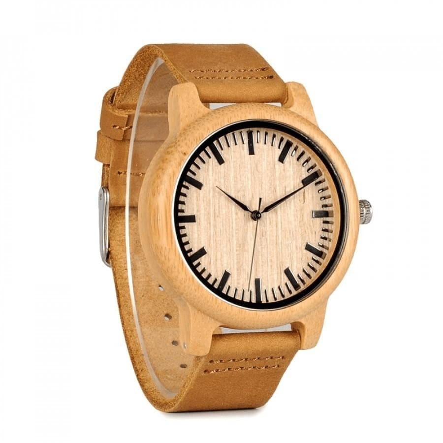 WickedAF watches Bamboo Classic Wooden Watch