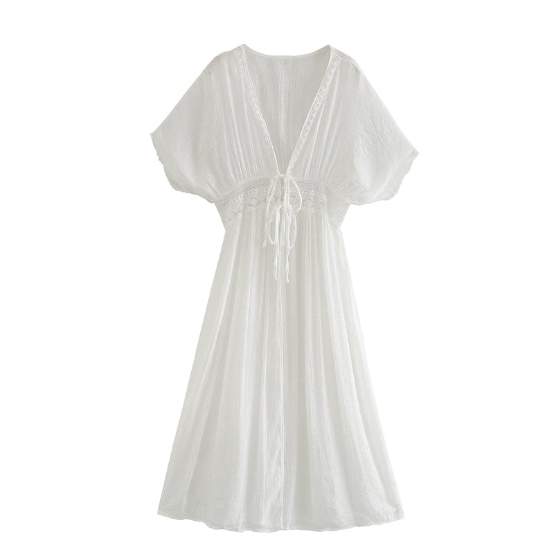 WickedAF White / One Size Edite Maxi Dress