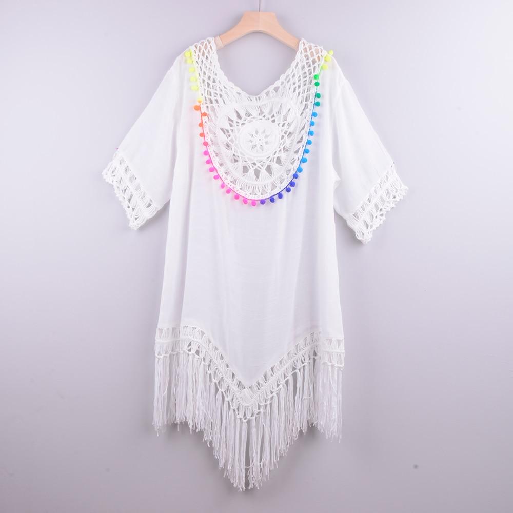 WickedAF White / One Size Valli Tassel Cover Up