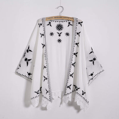 WickedAF White / One Size Zia Kimono