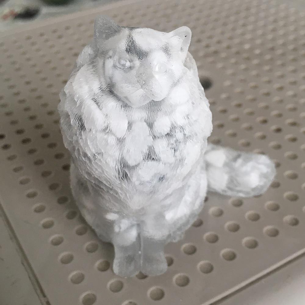 WickedAF White pine stone Natural Crystal Lady Cat Carving