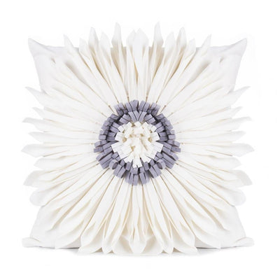 WickedAF White The Chrysanthemum Cushion Cover