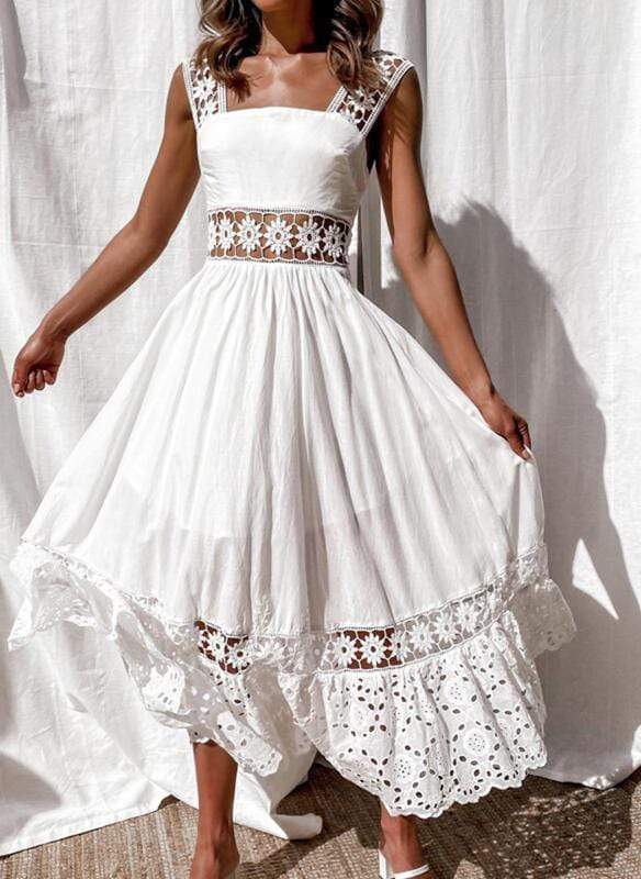 WickedAF White / XXXL Atalanta Maxi Dress
