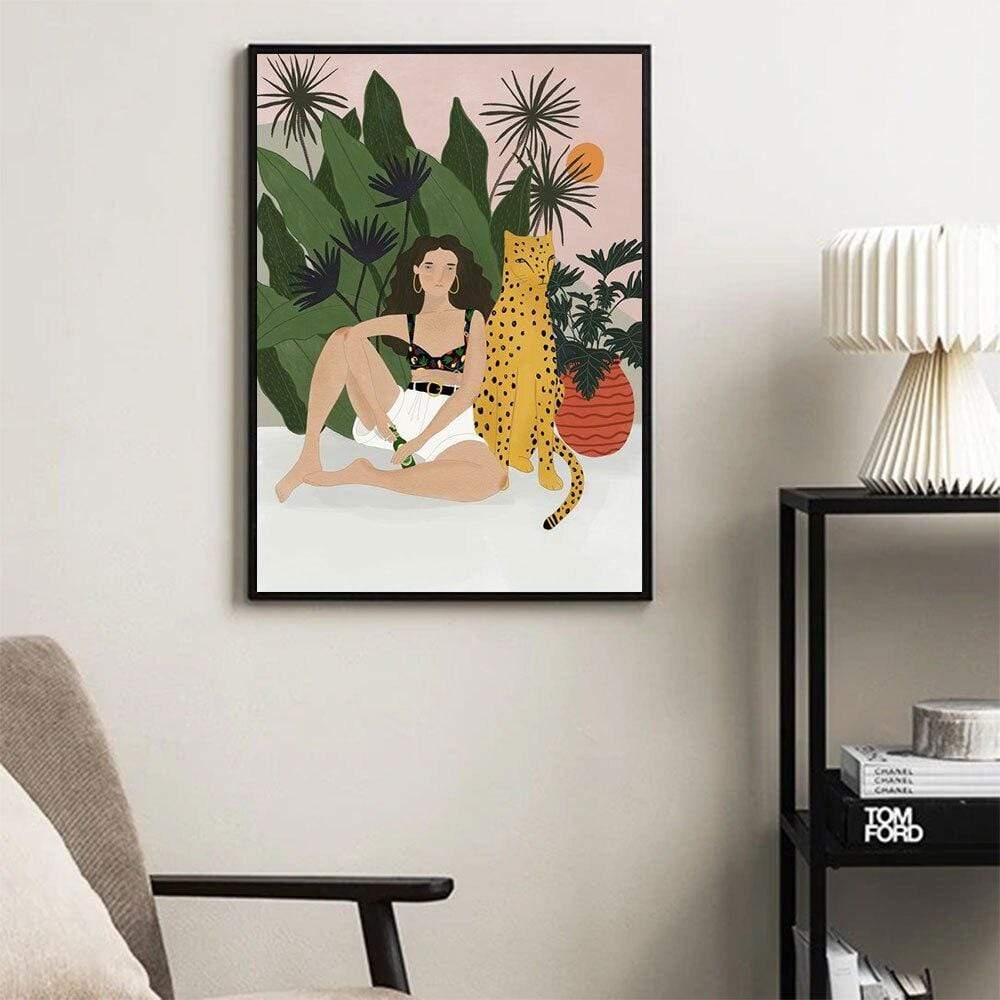 WickedAF Wild Animals Wall Posters