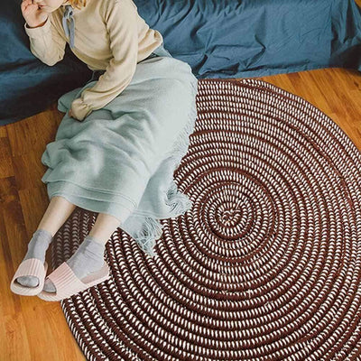 Woven Round Tatami Carpet