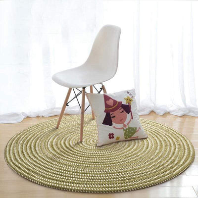Woven Round Tatami Carpet