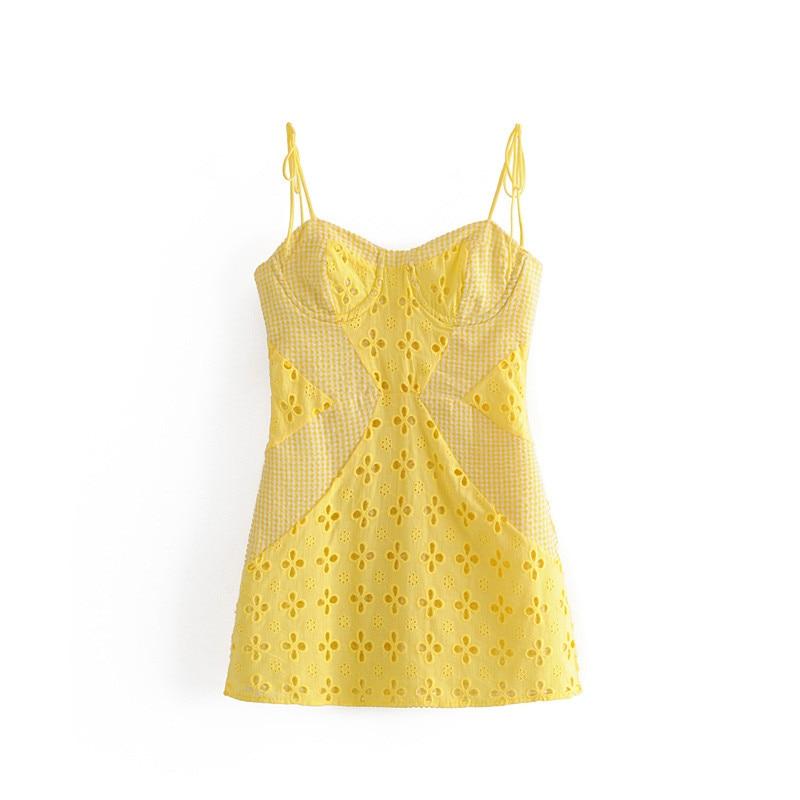 WickedAF Yellow / S Clarabelle Mini Dress