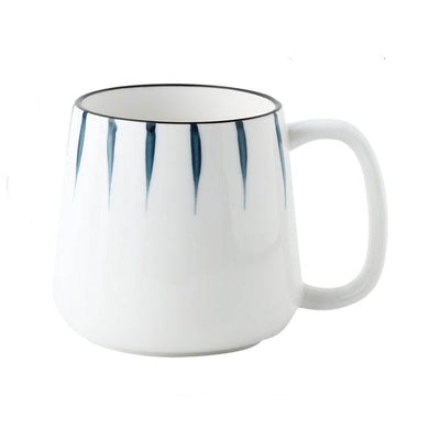 wickedafstore 0 500ml Japanese Hand Painted Underglaze Ceramic Mugs Creative Large Breakfast Cup For Coffee Tea Milk Water Kitchen Drinkware