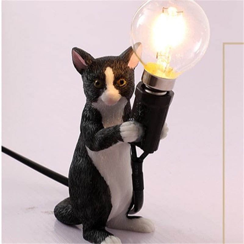 wickedafstore 0 black style 1 Cats Table Lamp