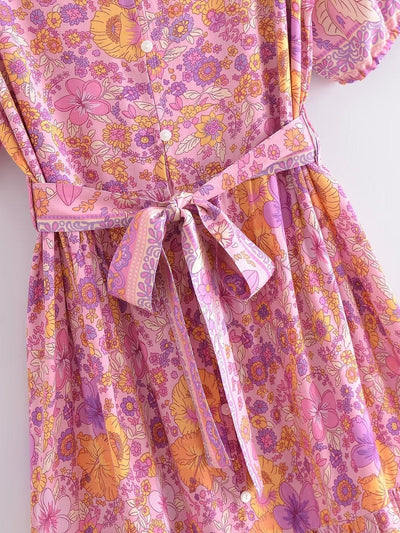 wickedafstore 0 Blossom Bliss Maxi Dress